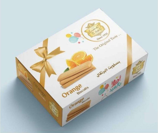 Elsaidy Biscuits (orange favour) 500g بسكويت بالبرتقال