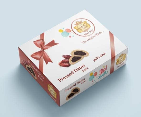 Elsaidy pressed dates stuffed cookies 500g كحك بالتمر